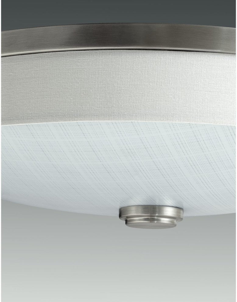 Progress Lighting 3-17W LED 3000K Flush Mount, Brushed Nickel