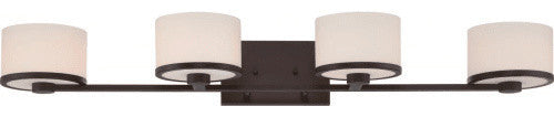Nuvo 4-Light Halogen Venetian Bronze Celine Vanity and Wall Light Fixture