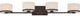 Nuvo 4-Light Halogen Venetian Bronze Celine Vanity and Wall Light Fixture