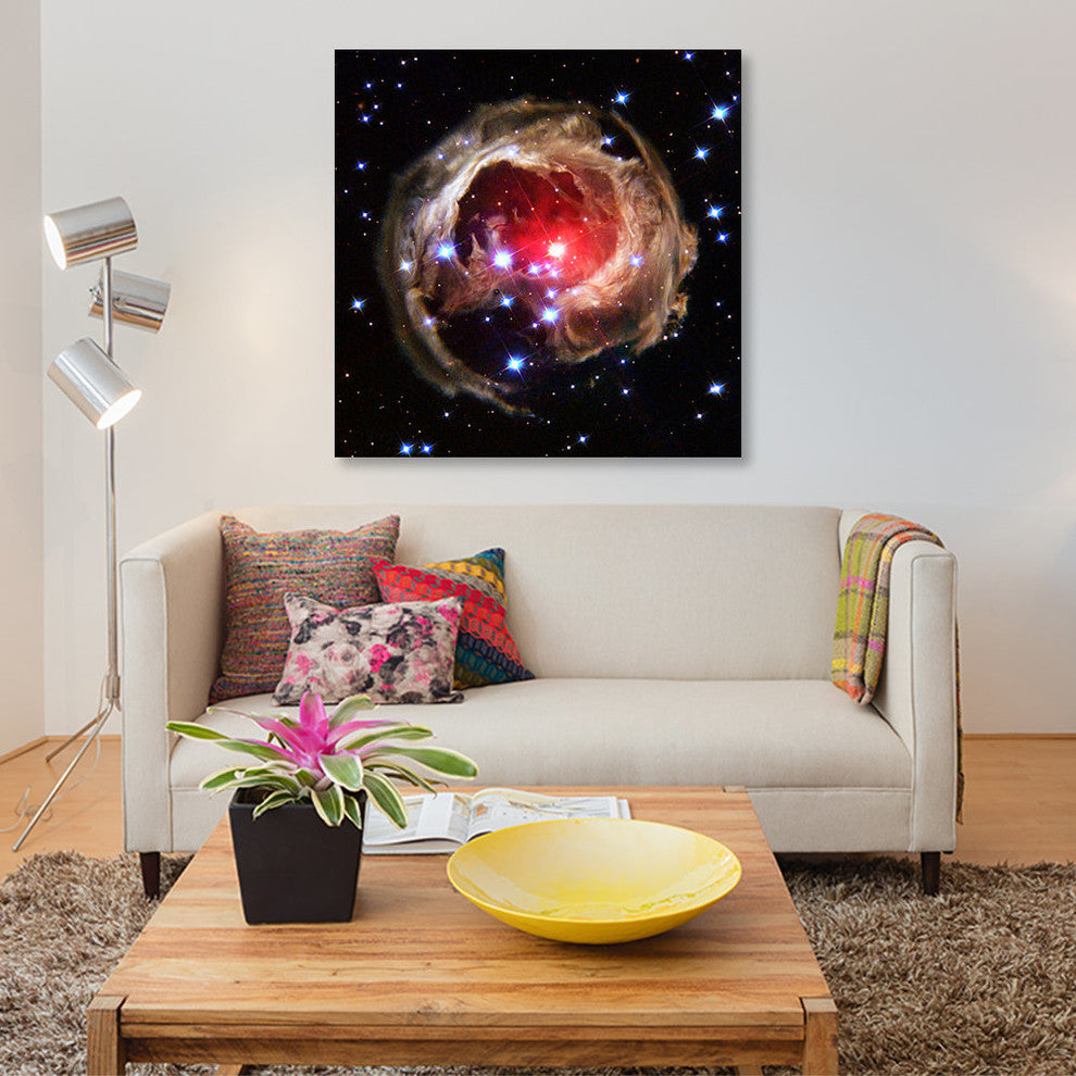 "V838 Monocerotis (Hubble Space Telescope)" by NASA, Canvas Print, 18x18"