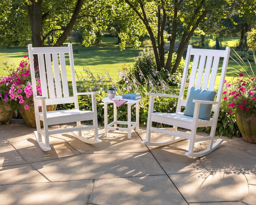 Vineyard 3-Piece Rocking Set, White