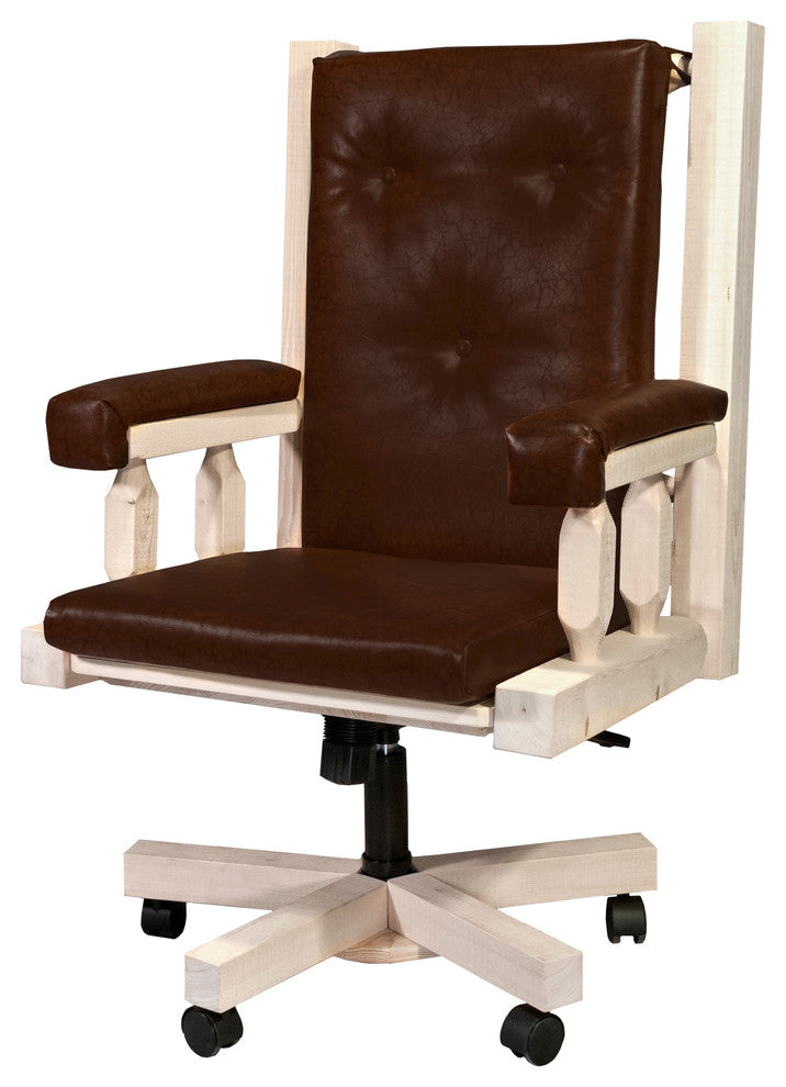 Homestead Collection Upholstered Office Chair, Ready to Finish