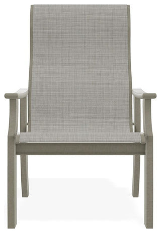 St. Catherine Sling Outdoor Armchair, Deacon/Storm