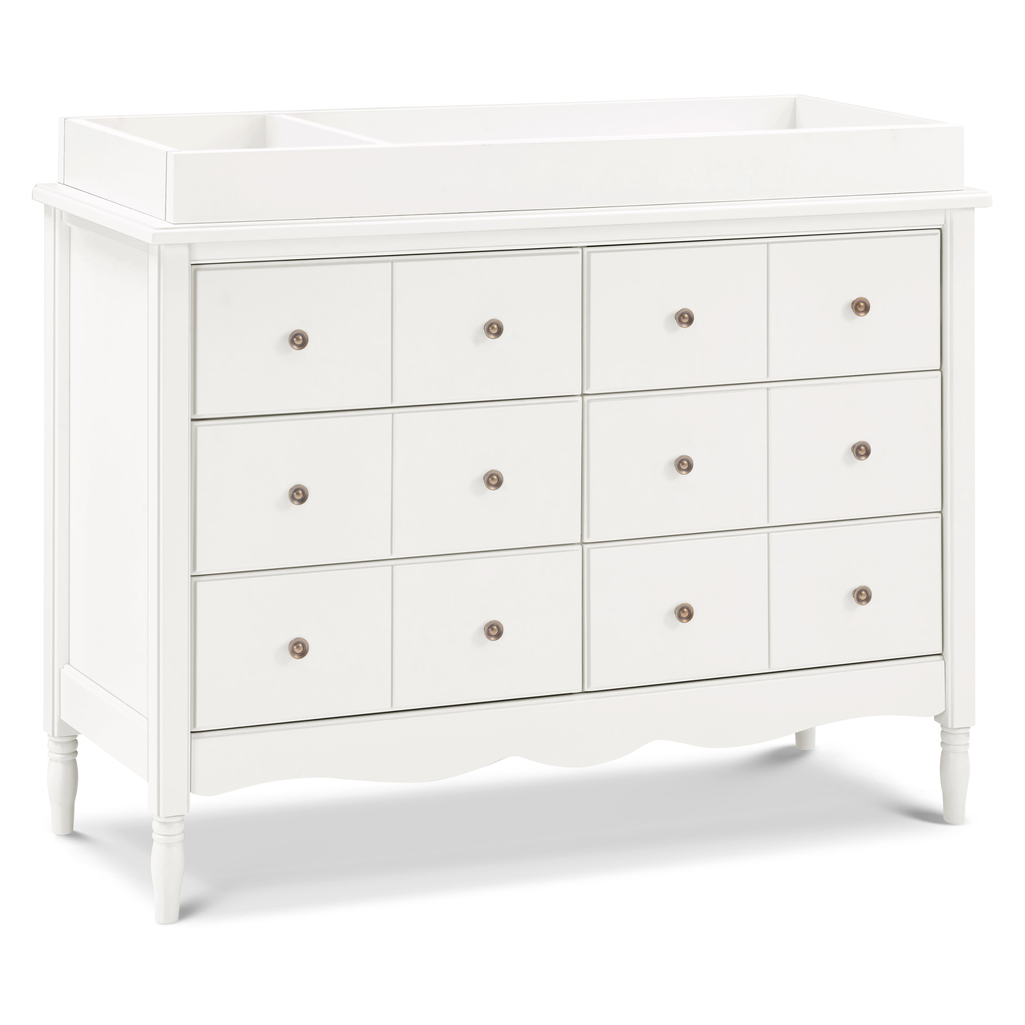 Liberty 6-Drawer Assembled Dresser, Warm White