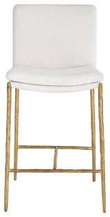 Uttermost Ascend White Counter Stool