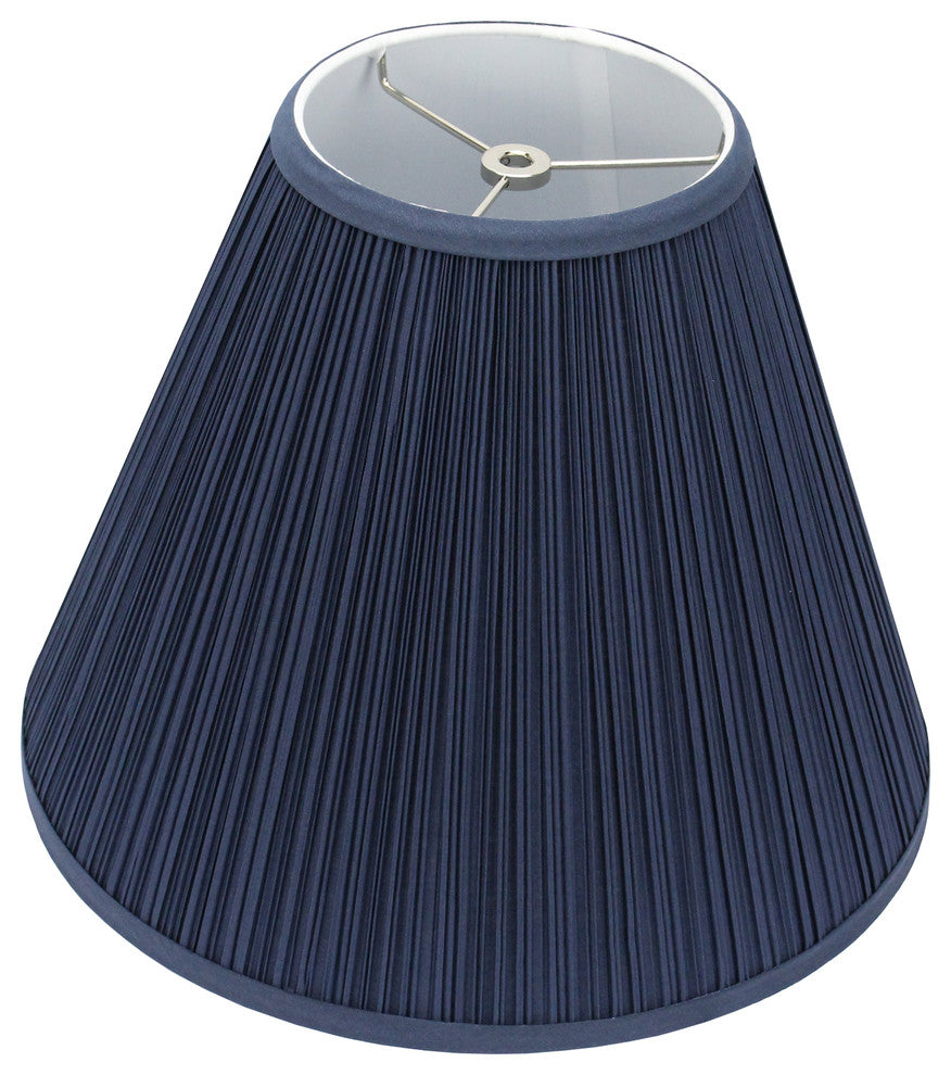 Fenchel Shades, 6"x14"x12" Spider Attachment Empire Lamp Shade, Pleated Mushroom