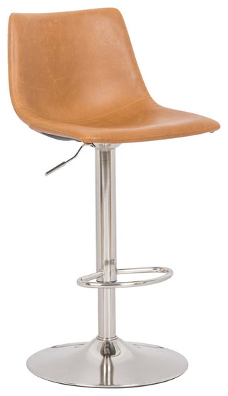 Whisper Leather Stool, Tan