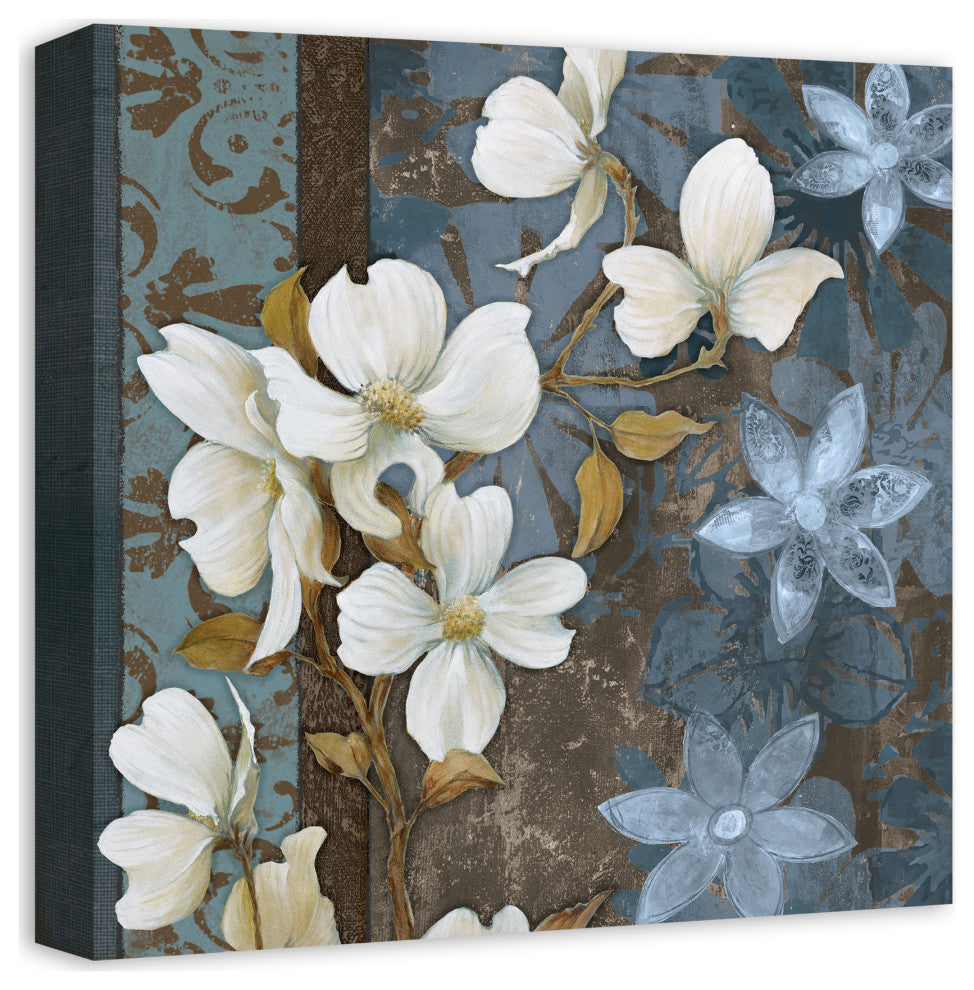 Peaceful Flowers 16x16 Canvas Wall Art