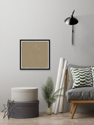 "Forget Your Past" Framed Painting Print, 12x12