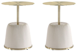 Manhattan Comfort Anderson End Table, Set of 2