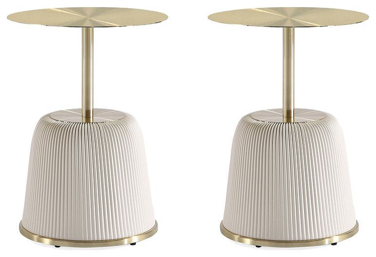 Manhattan Comfort Anderson End Table, Set of 2