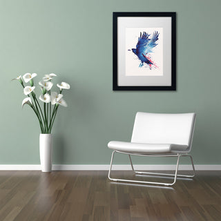 Robert Farkas 'Bloody Crow' Matted Framed Art