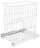 Steel Wire Pull Out Hamper for Vanity/Closet Applications, 19.38"