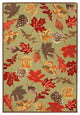 Ravella Falling Leaves Indoor/Outdoor Rug Moss 7'6"x9'6"