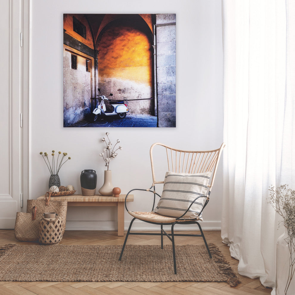 'Le Vlo I', Photo by Veronica Olson, Printed on Tempered Glass