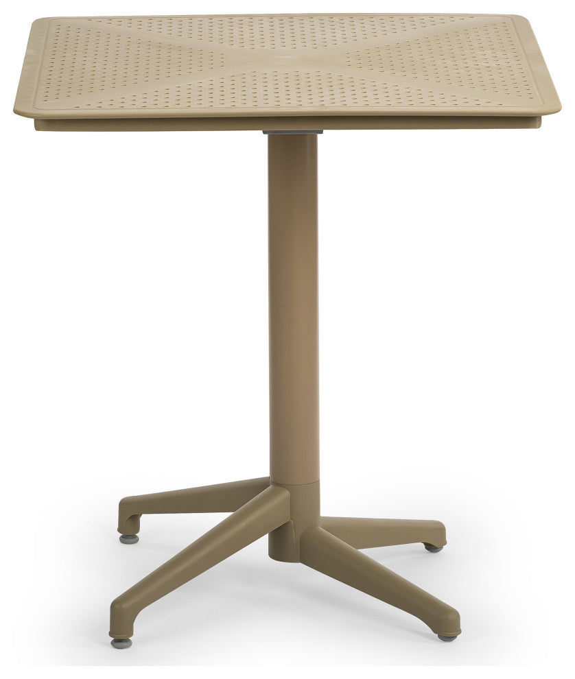 Omax Decor Flip Folding Plastic Outdoor or Indoor Bistro Dining Table 27.6 inch,