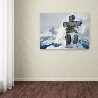 'Whistler Inukshuk' Canvas Art by Pierre Leclerc