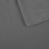 Intelligent Design Microfiber Sheet Set With Side Storage Pockets, Charcoal