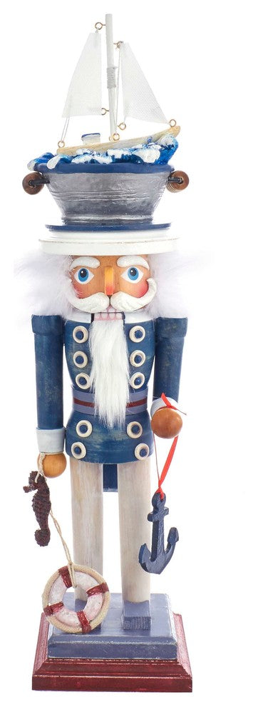Kurt Adler 18" Hollywood Sea Captain Nutcracker