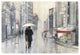 "Spring Rain New York Crop" Digital Paper Print by Julia Purinton, 50"x34"
