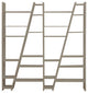 Delta Composition Bookcase, Matte Gray