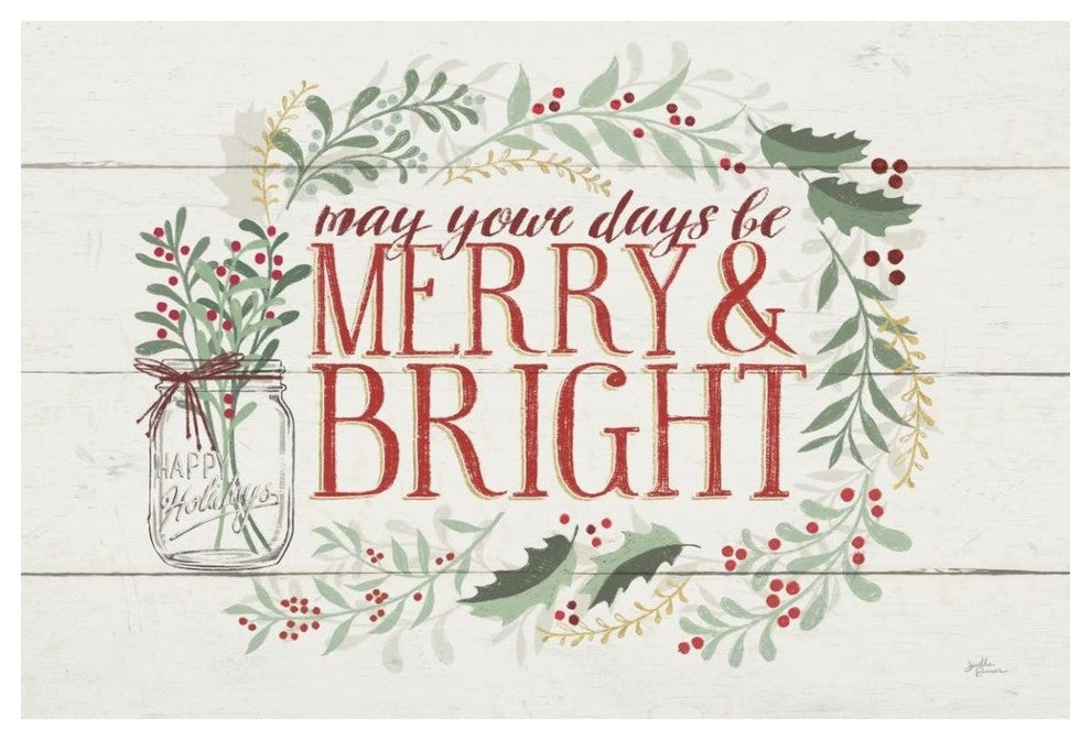 "Seasons Greetings I" Digital Paper Print by Janelle Penner, 50"x34"