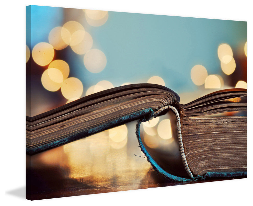 Marmont Hill, "Book Love" Painting Print on Wrapped Canvas, 45x30