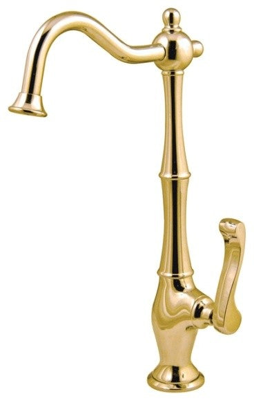 Gourmetier Royale Low-Lead Cold Water Filtration Faucet, Polished Brass