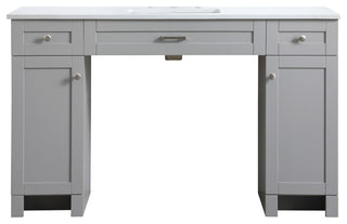 54" ADA Compliant Bathroom Vanity, Gray