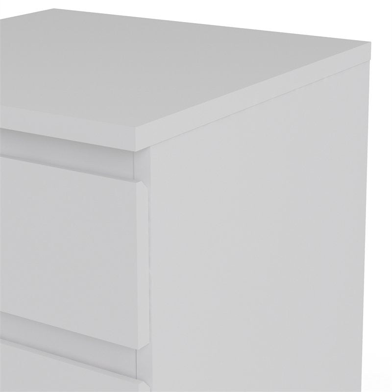 Tvilum Aurora 5 Drawer Narrow Chest in White