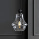 Adam Adjustable Metal and Glass Led Pendant, Oil Rubbed Bronze, 12" Width