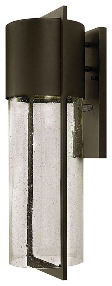 Hinkley Shelter Large Wall Mount Lantern, Buckeye Bronze