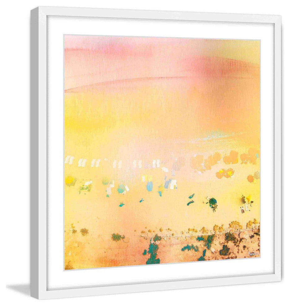 "High Sun" Framed Painting Print , 32"x32"