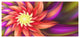 Large Red Purple Alien Flower, Large Floral Canvas Art Print, 60"x28"