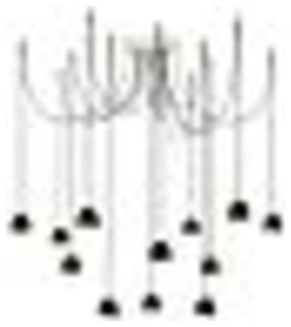 Hinkley Lighting 35908 Nula 12 Light 60"W Lisa McDennon Multi - Shell White