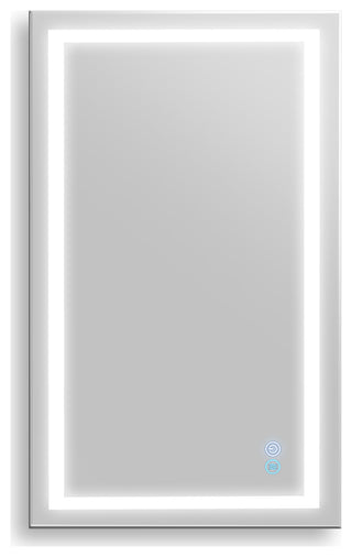 40" W X 24" H Rectangle No-frame 3CCT LED Mirror