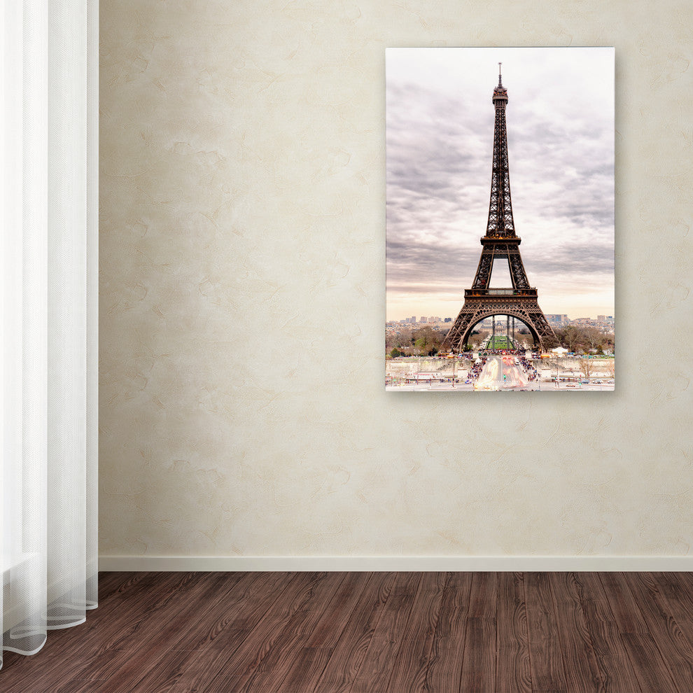 Philippe Hugonnard 'The Eiffel Tower' Canvas Art, 47x30