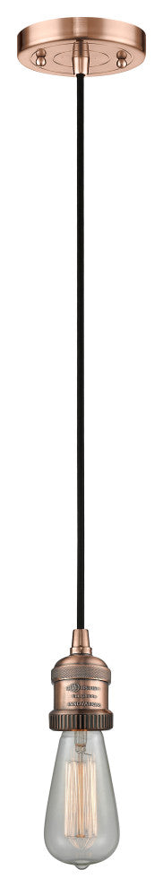 INNOVATIONS LIGHTING 201C-AC Bare Bulb 1 Light Mini Pendant