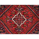 Carmine Red Vintage Persian Heriz Pure Wool Hand Knotted Oriental Rug 7'8"x11'