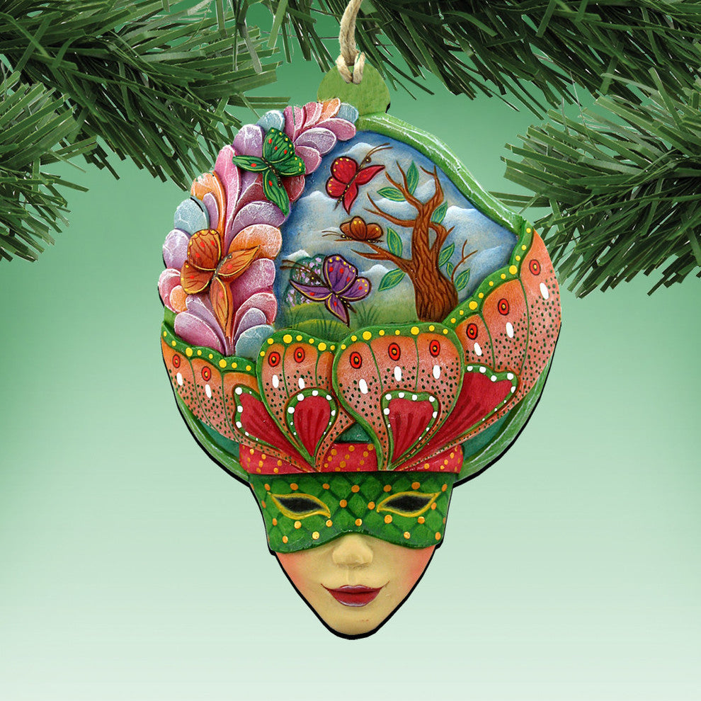 Butterfly Mask Ornament