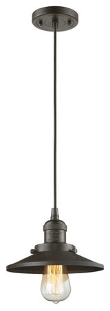 Railroad 1-Light Mini Pendant, Oil Rubbed Bronze