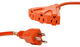 Sunlite Ex25 16/3 25' Extension Cord Tri Tap