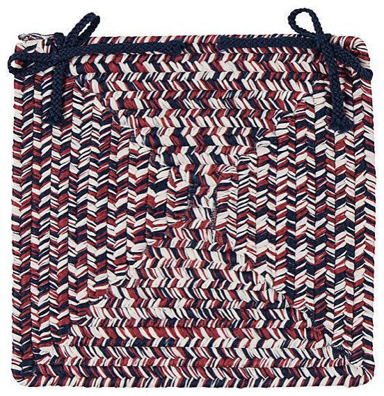 Colonial Mills Chair Pad Corsica Patriotic Chair Pad