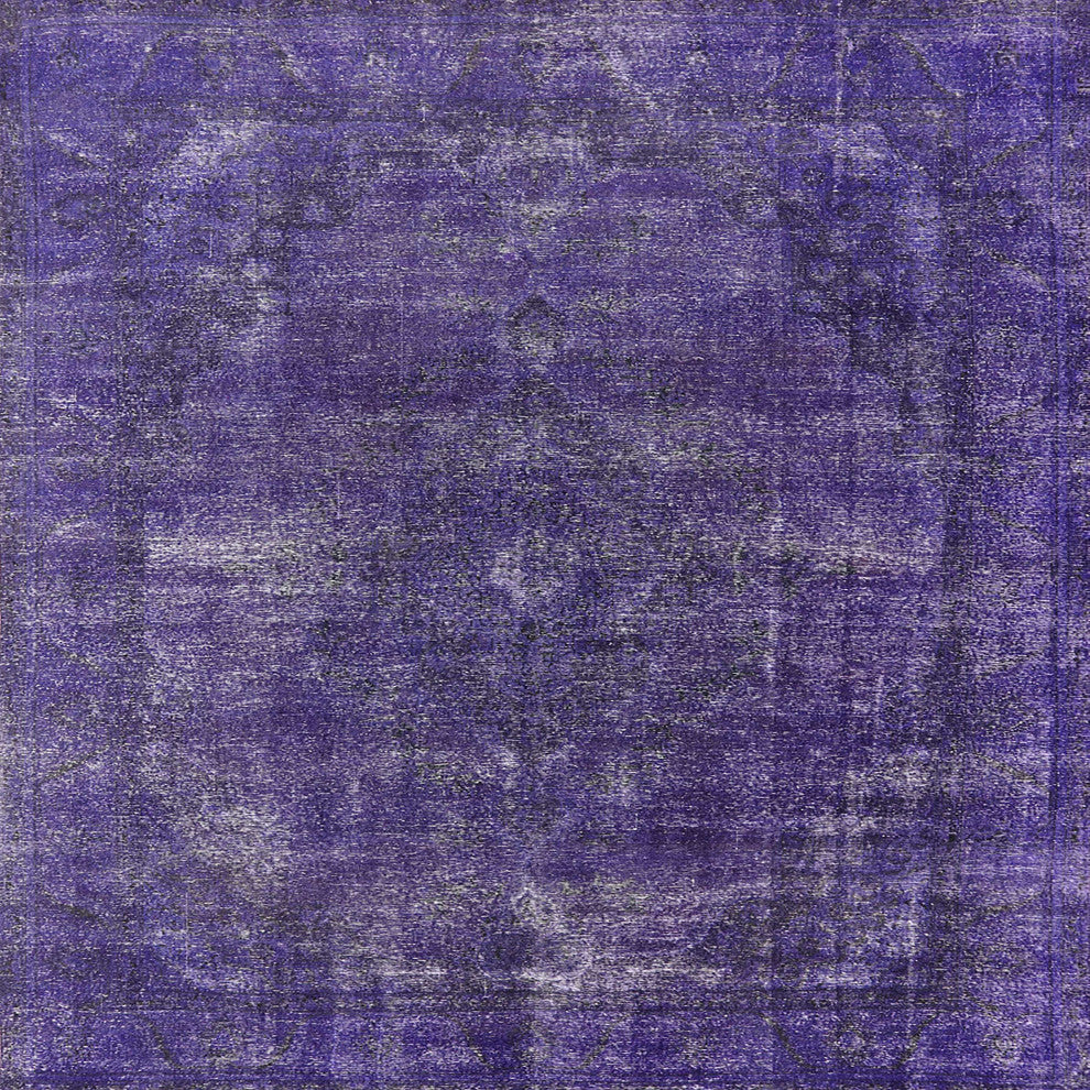 Ahgly Company Indoor Square Mid-Century Modern Area Rugs, 3' Square