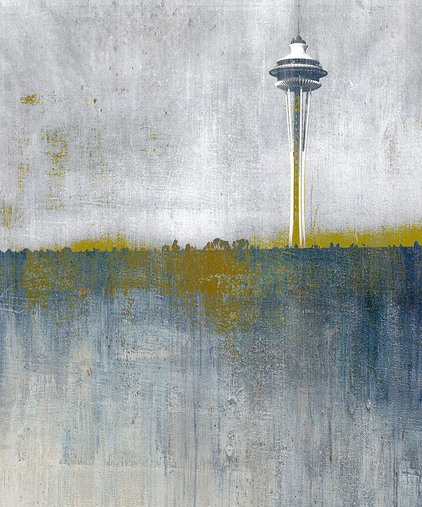 "Seattle Horizon Two" Metal, 20"x24"