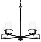 Quoizel SEY5026 Seymour 5 Light 27"W Chandelier - Matte Black