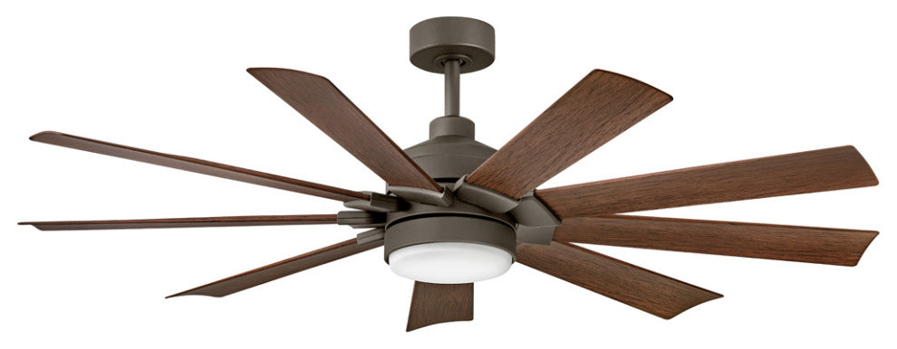 Hinkley Turbine 60" Integrated LED Ceiling Fan, Metallic Matte Bronze