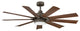 Hinkley Turbine 60" Integrated LED Ceiling Fan, Metallic Matte Bronze