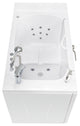 Ella Wheelchair Transfer 32"x52" Walk-In Bathtub,Outswing Door,Faucet,Dual Drain