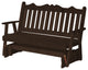 Cedar Royal English Glider, Walnut Stain, 6 Foot